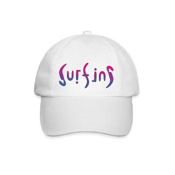 Surfing - Baseballkappe - Weiß/Weiß - Vorne