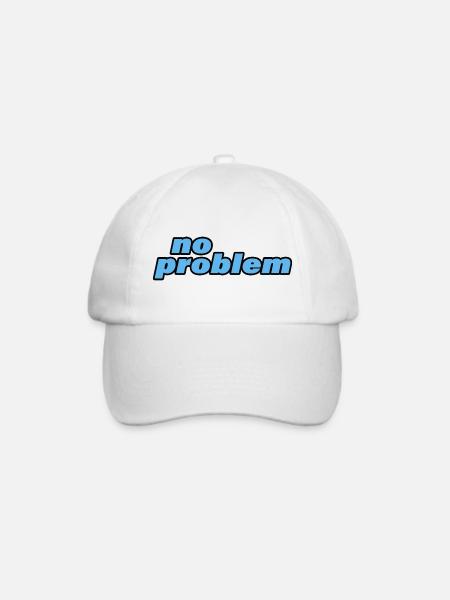 NO PROBLEM - Baseballkappe - Weiß/Weiß