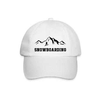 Snowboarding - Baseballkappe - Weiß/Weiß - Vorne