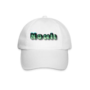 Noah jungenname kawaii - Baseballkappe - Weiß/Weiß - Vorne