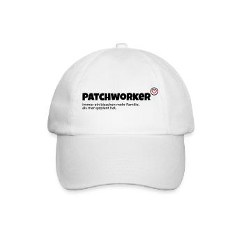 Patchworker - Baseballkappe - Weiß/Weiß - Vorne