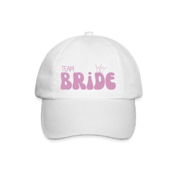 Team Bride - Baseballkappe - Weiß/Weiß - Vorne