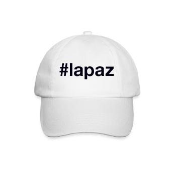 LA PAZ Hashtag Bolivia Bolivien - Baseballkappe - Weiß/Weiß - Vorne