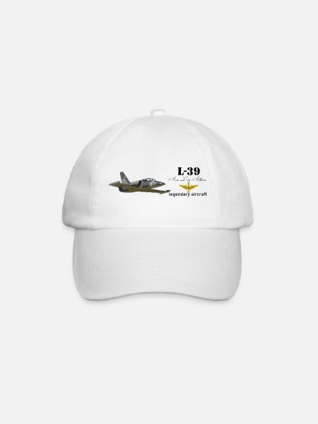L-39 Albatros - Baseballkappe - Weiß/Weiß