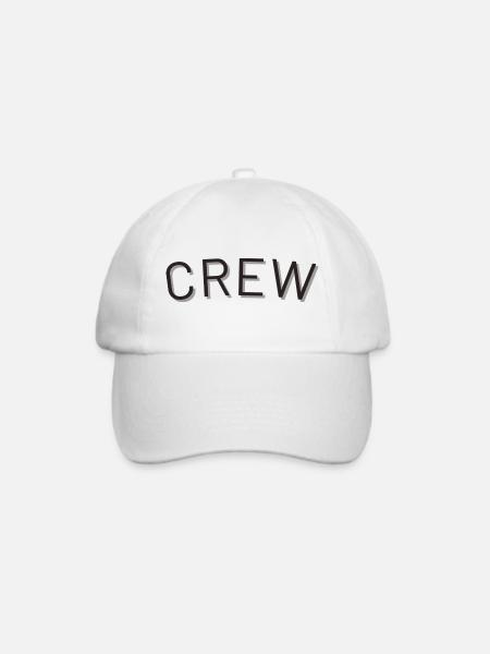 Crew - Baseballkappe - Weiß/Weiß