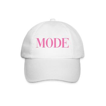 Mode  - Baseballkappe - Weiß/Weiß - Vorne