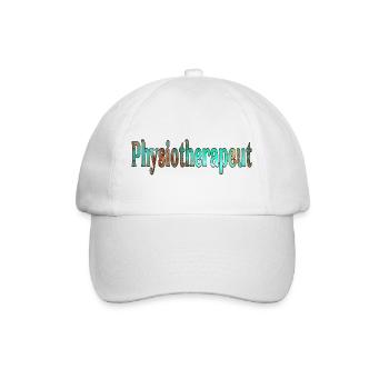 Physiotherapie Physiotherapeut - Baseballkappe - Weiß/Weiß - Vorne