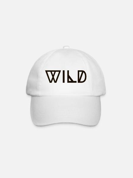 WILD - Baseballkappe - Weiß/Weiß