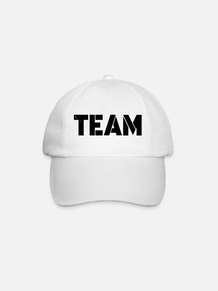 team - Baseballkappe - Weiß/Weiß