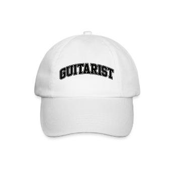 Guitarist  - Baseballkappe - Weiß/Weiß - Vorne