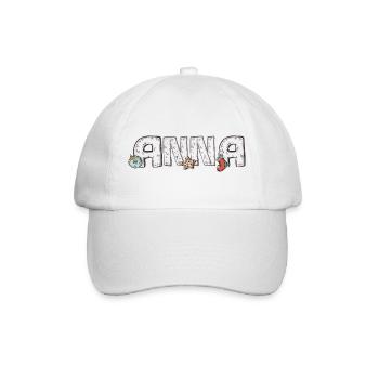 Anna Weihnachten  - Baseballkappe - Weiß/Weiß - Vorne