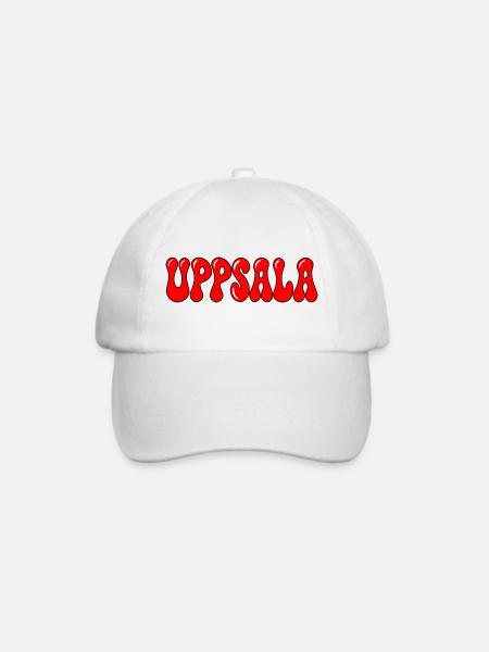 Uppsala Bubbles Roter Tippfehler - Baseballkappe - Weiß/Weiß