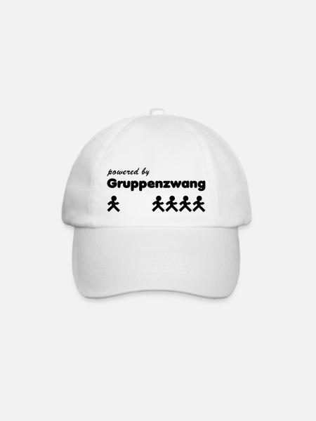Gruppenzwang - Baseballkappe - Weiß/Weiß