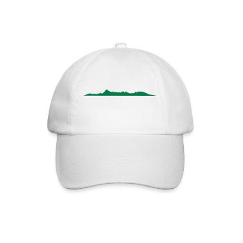Insel Moorea Profil ISLAND Profil - Baseballkappe - Weiß/Weiß - Vorne