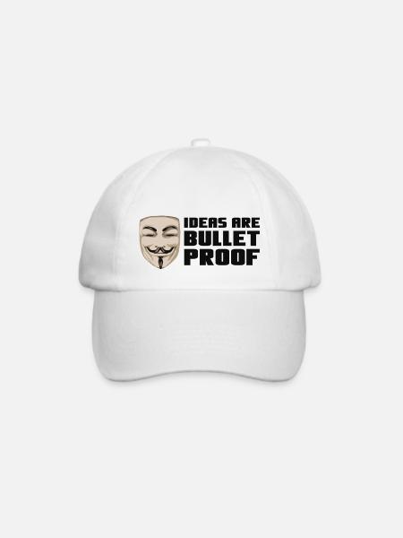 Mask - bulletproof - Baseballkappe - Weiß/Weiß