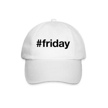 FREITAG Hashtag friday - Baseballkappe - Weiß/Weiß - Vorne