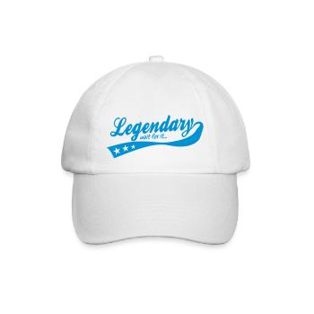 legendary ... wait for it ... retro - Baseballkappe - Weiß/Weiß - Vorne