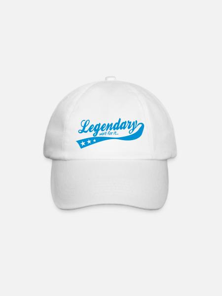 legendary ... wait for it ... retro - Baseballkappe - Weiß/Weiß
