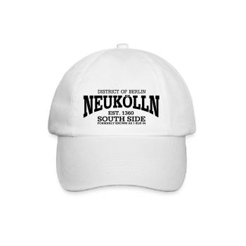 Neukölln Berlin - Baseballkappe - Weiß/Weiß - Vorne