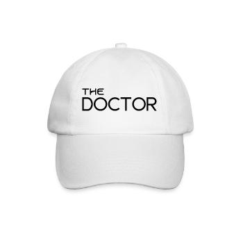 Der Doktor - Baseballkappe - Weiß/Weiß - Vorne