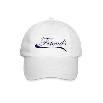 Freunde - Baseballkappe - Weiß/Weiß - Vorne