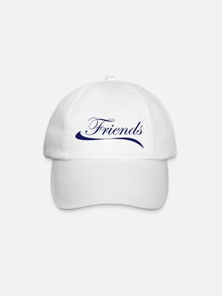 Freunde - Baseballkappe - Weiß/Weiß
