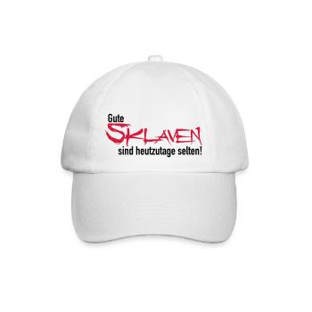 Gute Sklaven - Baseballkappe - Weiß/Weiß - Vorne