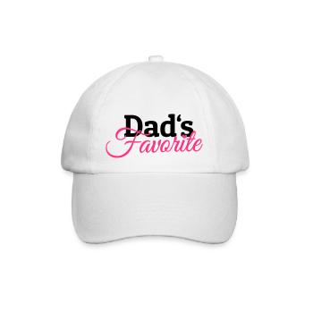 Dads Favorite - Baseballkappe - Weiß/Weiß - Vorne