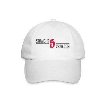 Straight Five - Baseballkappe - Weiß/Weiß - Vorne