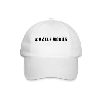 malle modus - Baseballkappe - Weiß/Weiß - Vorne