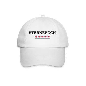 Sternekoch - Baseballkappe - Weiß/Weiß - Vorne