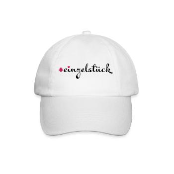 Einzelstück - Baseballkappe - Weiß/Weiß - Vorne