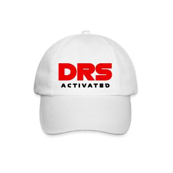 DRS aktiviertes Grand-Prix-Design - Baseballkappe - Weiß/Weiß - Vorne