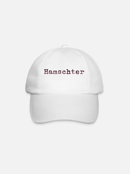 Schweizerdeutsch Hamster - Baseballkappe - Weiß/Weiß