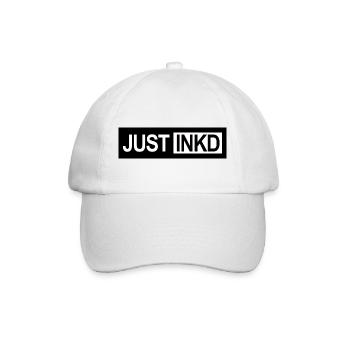JUST INKD - Baseballkappe - Weiß/Weiß - Vorne