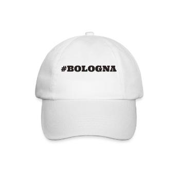 #Bologna Italien - Baseballkappe - Weiß/Weiß - Vorne