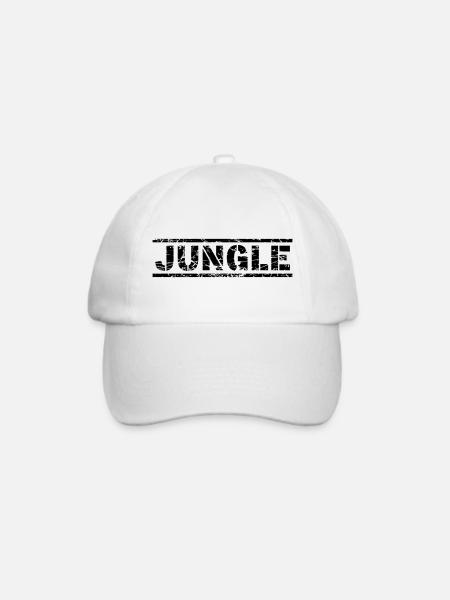 Jungle - Baseballkappe - Weiß/Weiß