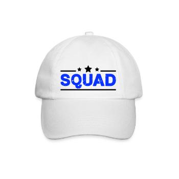 squad - Baseballkappe - Weiß/Weiß - Vorne