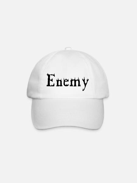 Enemy - Baseballkappe - Weiß/Weiß