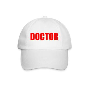 Doctor - Baseballkappe - Weiß/Weiß - Vorne