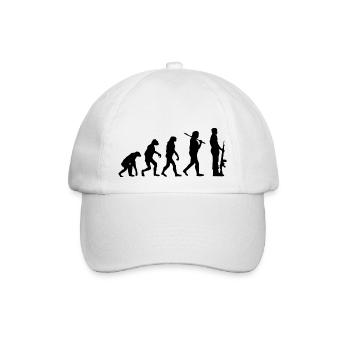 Militärisch - Baseballkappe - Weiß/Weiß - Vorne