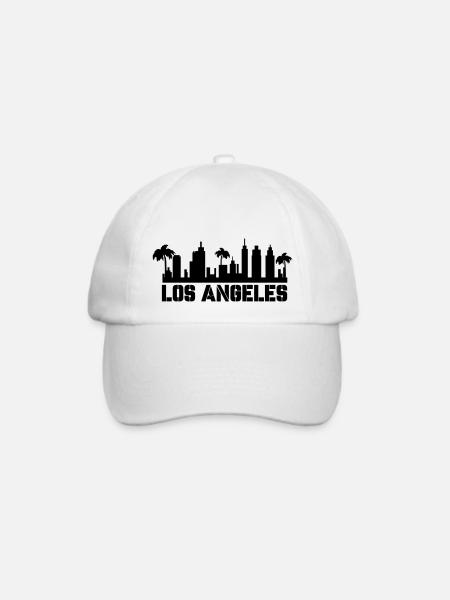 los angeles - Baseballkappe - Weiß/Weiß