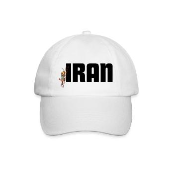 Iran - Persische Kunst - Baseballkappe - Weiß/Weiß - Vorne