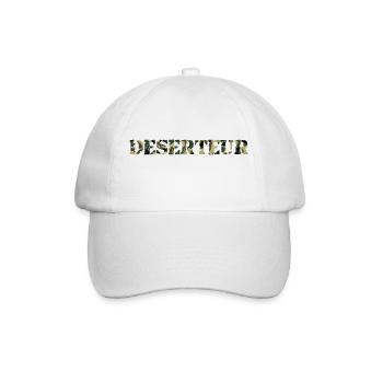 Deserteur - Baseballkappe - Weiß/Weiß - Vorne