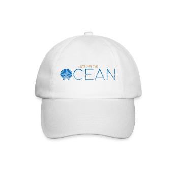 Ocean Love - Baseballkappe - Weiß/Weiß - Vorne