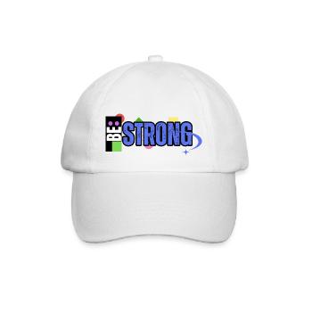 Be Strong - Baseballkappe - Weiß/Weiß - Vorne