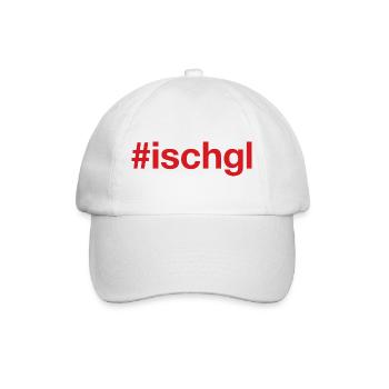 ISCHGL - Baseballkappe - Weiß/Weiß - Vorne