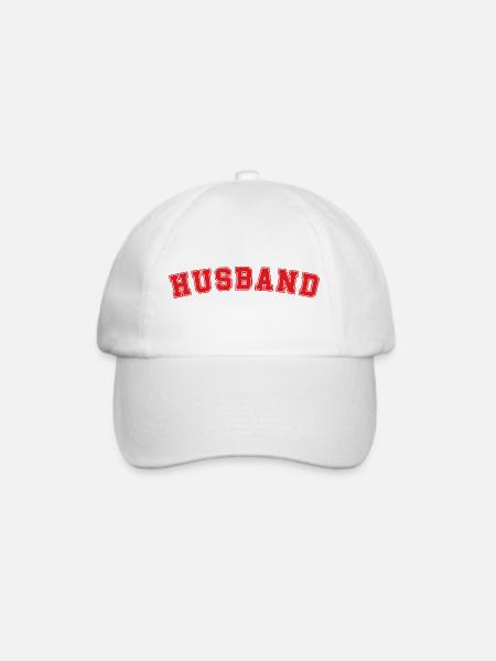 Ehemann - Baseballkappe - Weiß/Weiß