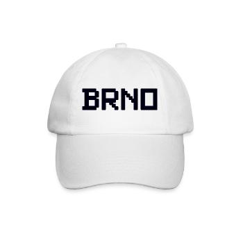 BRNO Tschechien - Baseballkappe - Weiß/Weiß - Vorne