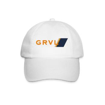 Gravel Logo - Baseballkappe - Weiß/Weiß - Vorne